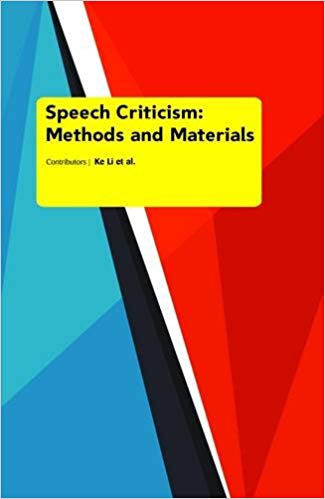 Speech Criticism; Methods and Materials